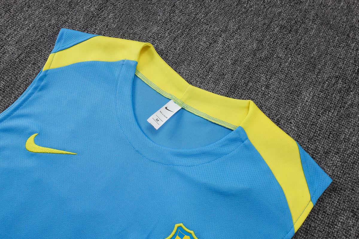 Kit Football Barcelone Ensemble Training Sans Manches 2025/26