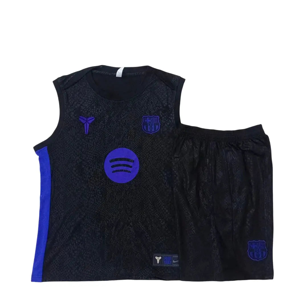 Kit Football Barcelone Ensemble Training Sans Manches 2025/26