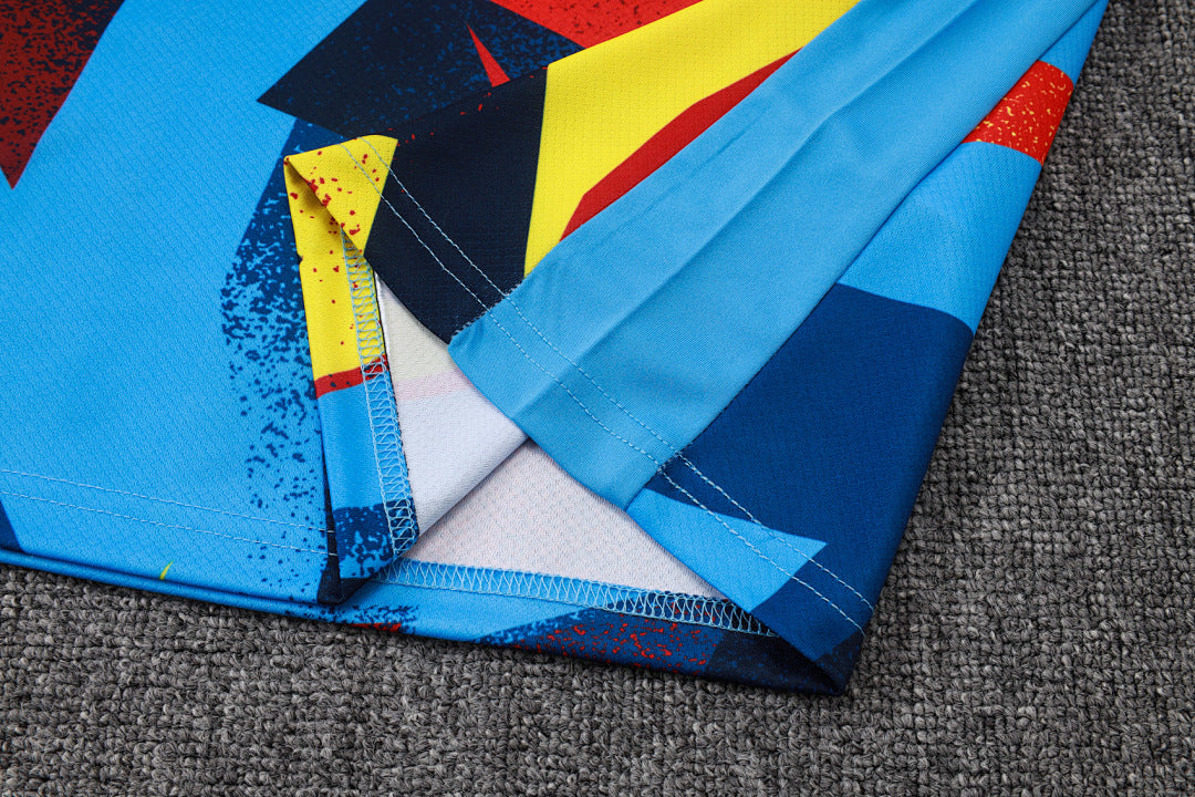 Kit Football Barcelone Ensemble Training Sans Manches 2025/26