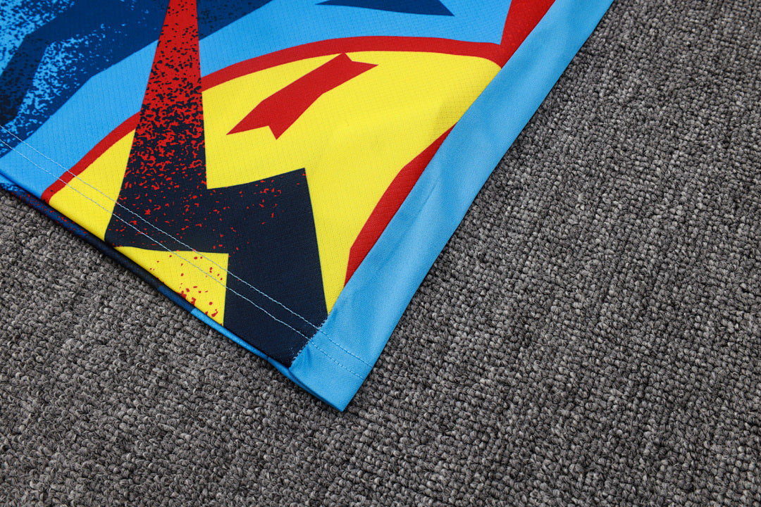 Kit Football Barcelone Ensemble Training Sans Manches 2025/26