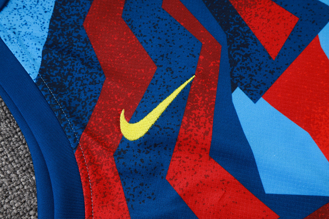 Kit Football Barcelone Ensemble Training Sans Manches 2025/26