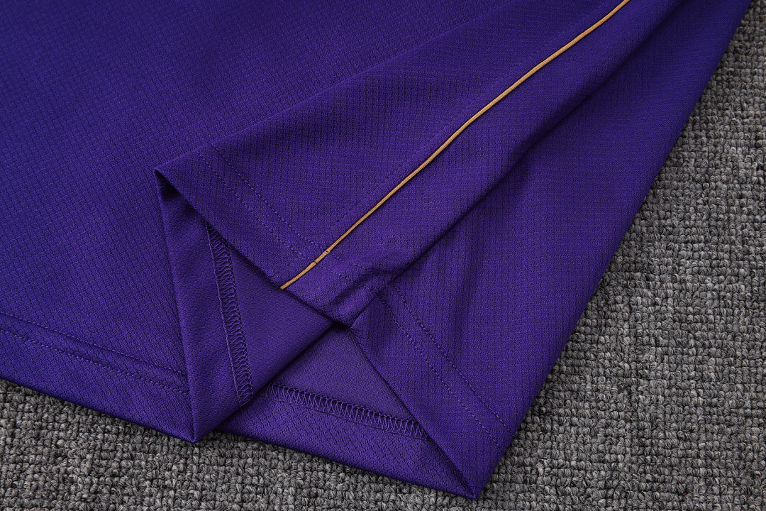 Kit Football Barcelone Ensemble Training Sans Manches Violet