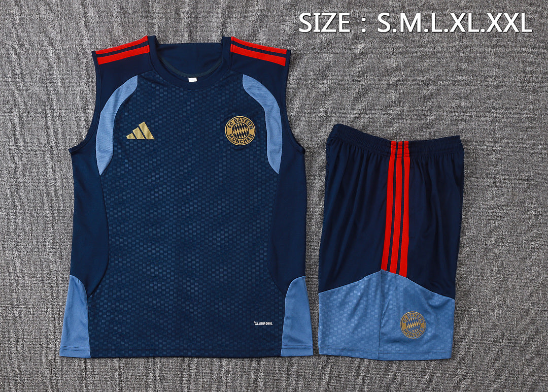 Kit Football Bayern Ensemble Training Bleu Roi