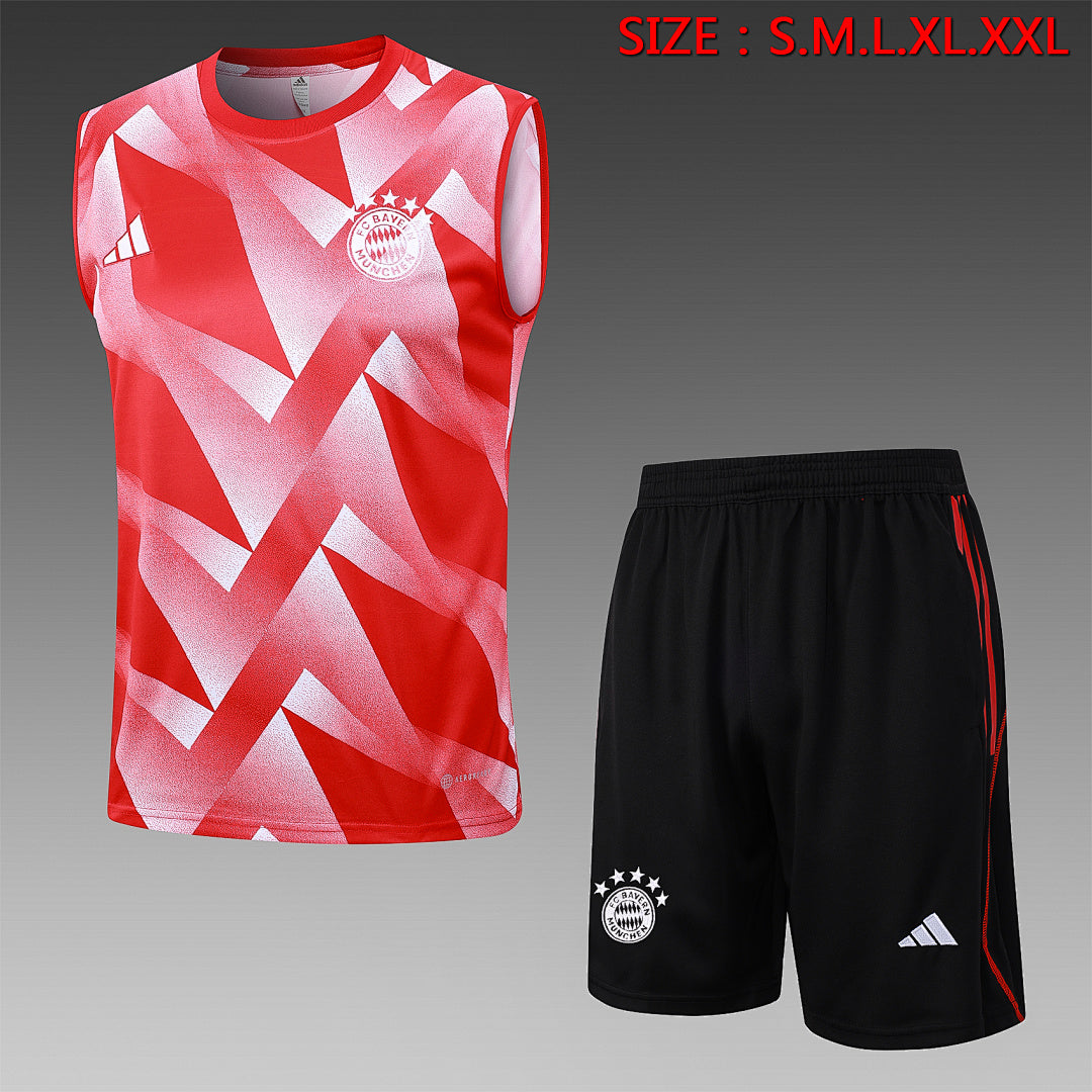 Kit Football Bayern Ensemble Training Sans Manches 2023/24