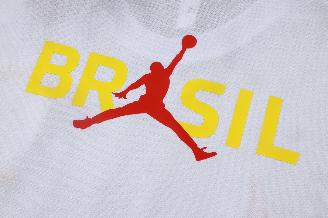 Kit Football Brésil Débardeur Training Blanc 2026/27