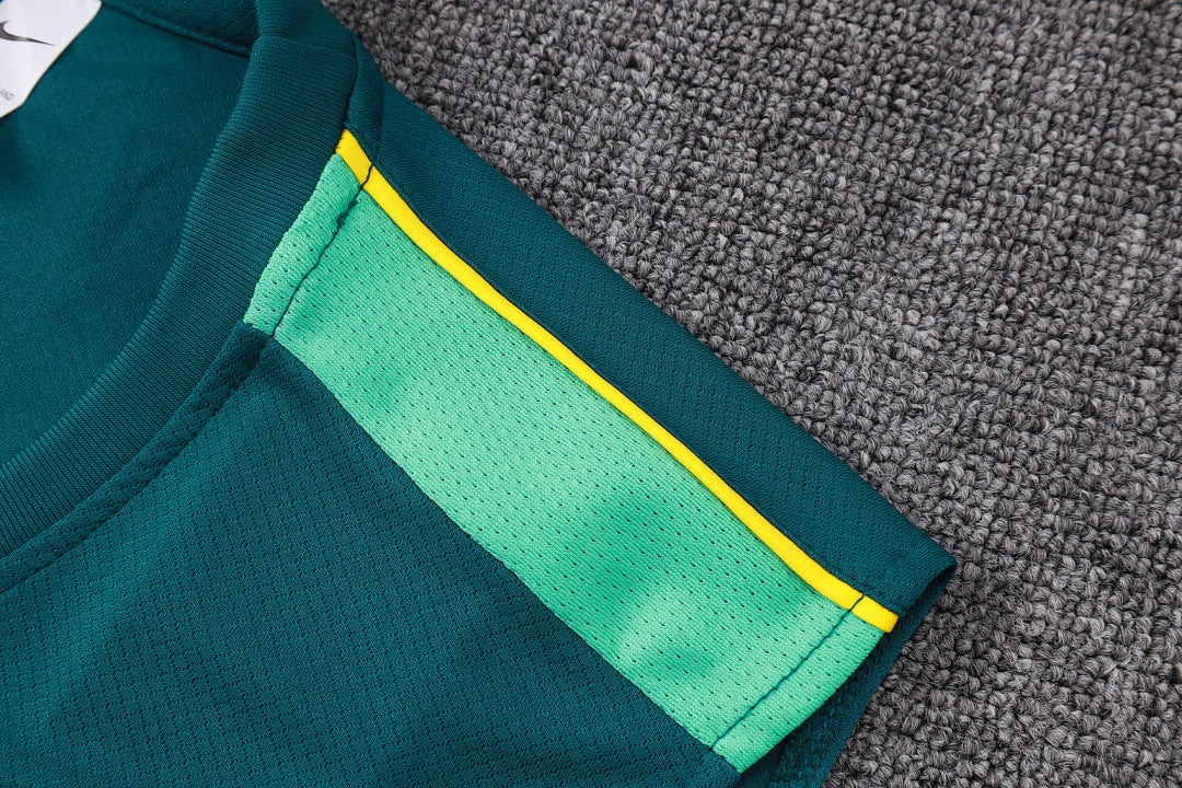 Kit Football Brésil Ensemble Débardeur Entraînement Vert Foncé 2627