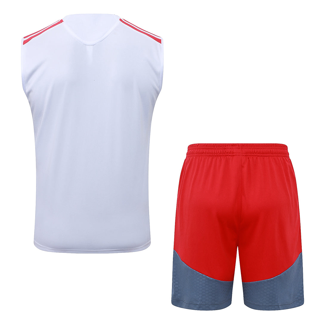 Kit Football Brésil Ensemble Training Blanc