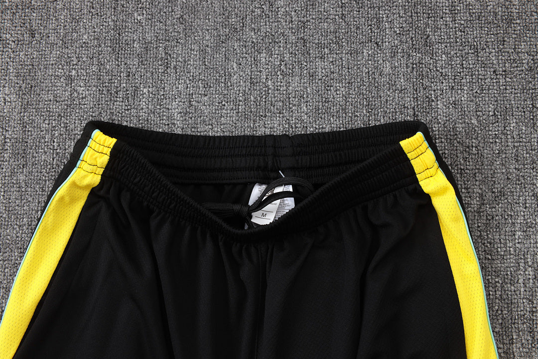 Kit Football Brésil Ensemble Training Noir Jaune