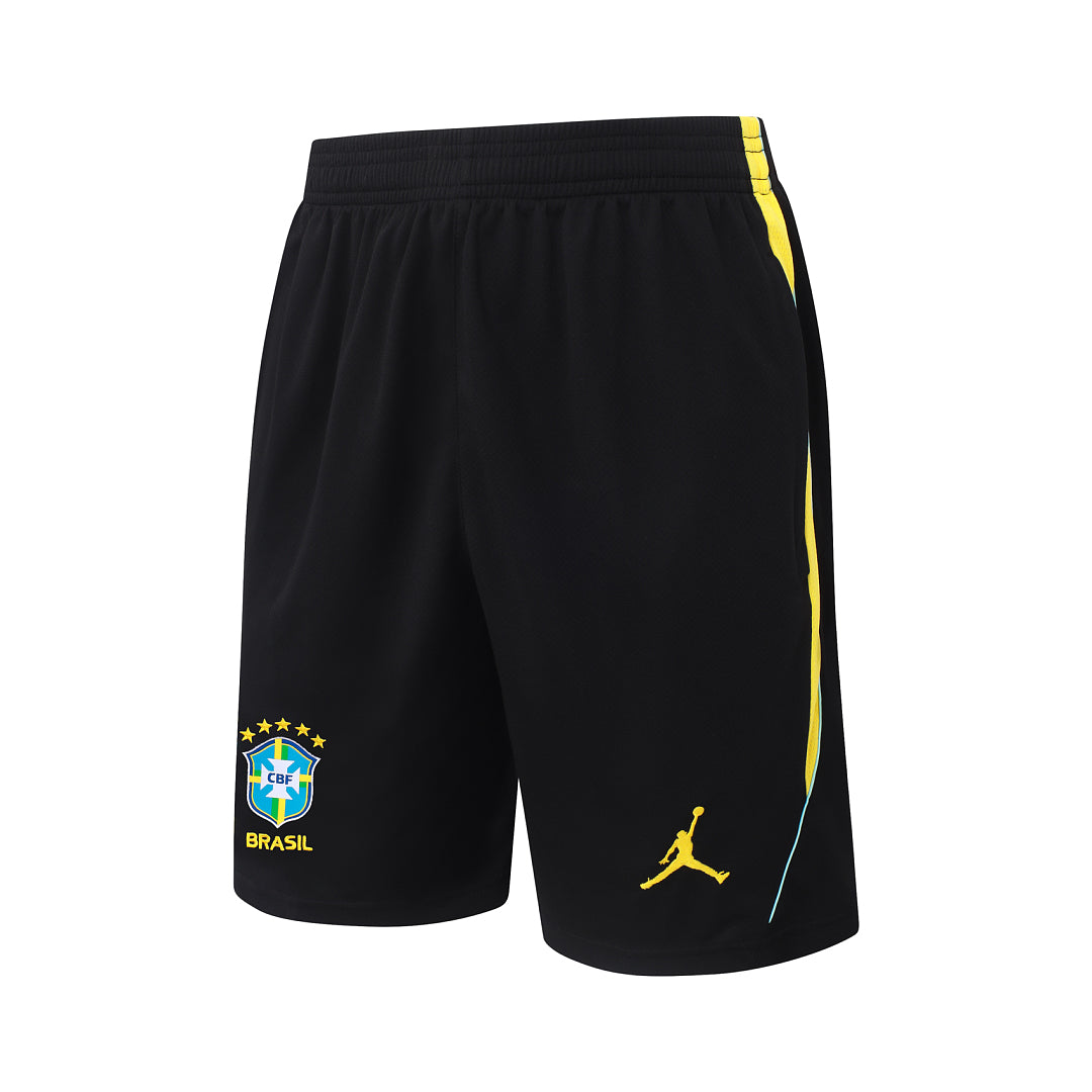 Kit Football Brésil Ensemble Training Noir Jaune