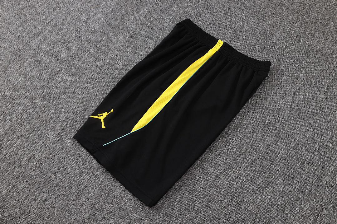 Kit Football Brésil Ensemble Training Noir Jaune