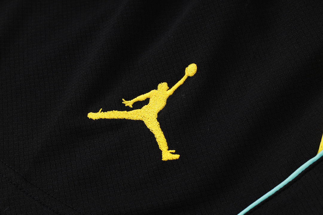 Kit Football Brésil Ensemble Training Noir Jaune