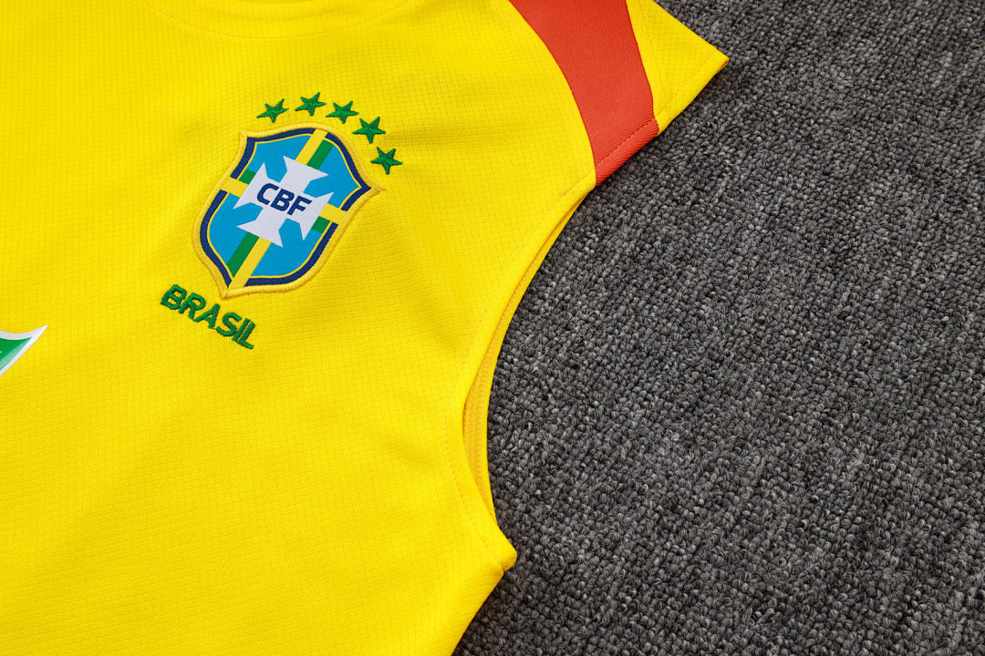 Kit Football Brésil Ensemble Training Sans Manches 2025/26