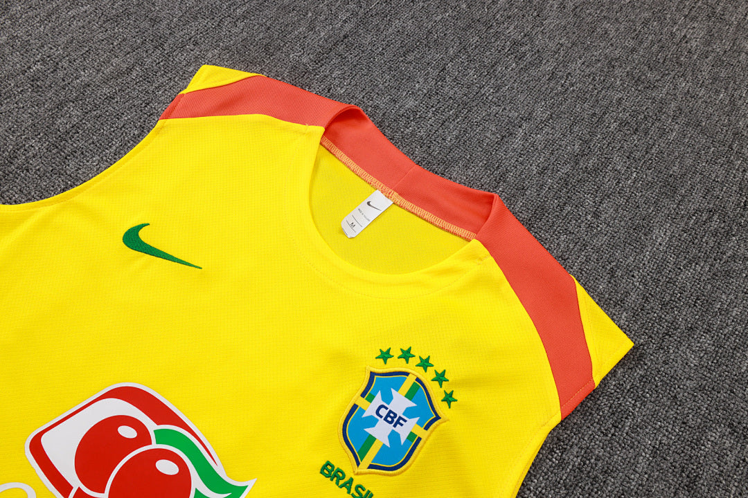Kit Football Brésil Ensemble Training Sans Manches 2025/26