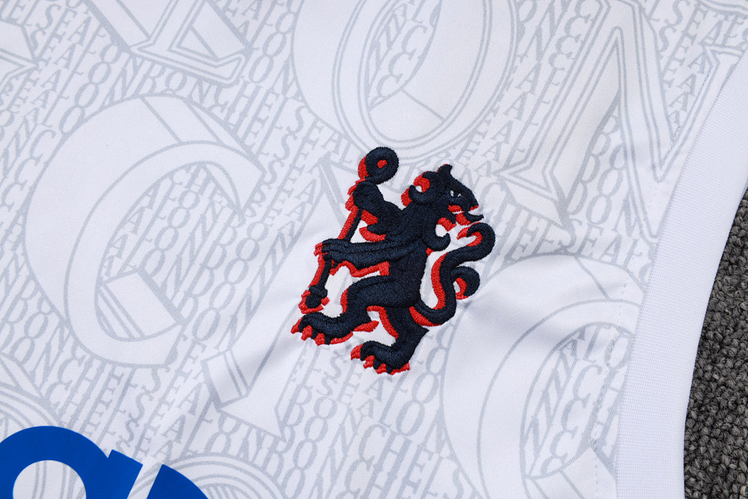 Kit Football Chelsea Ensemble Training Sans Manches 2025/26