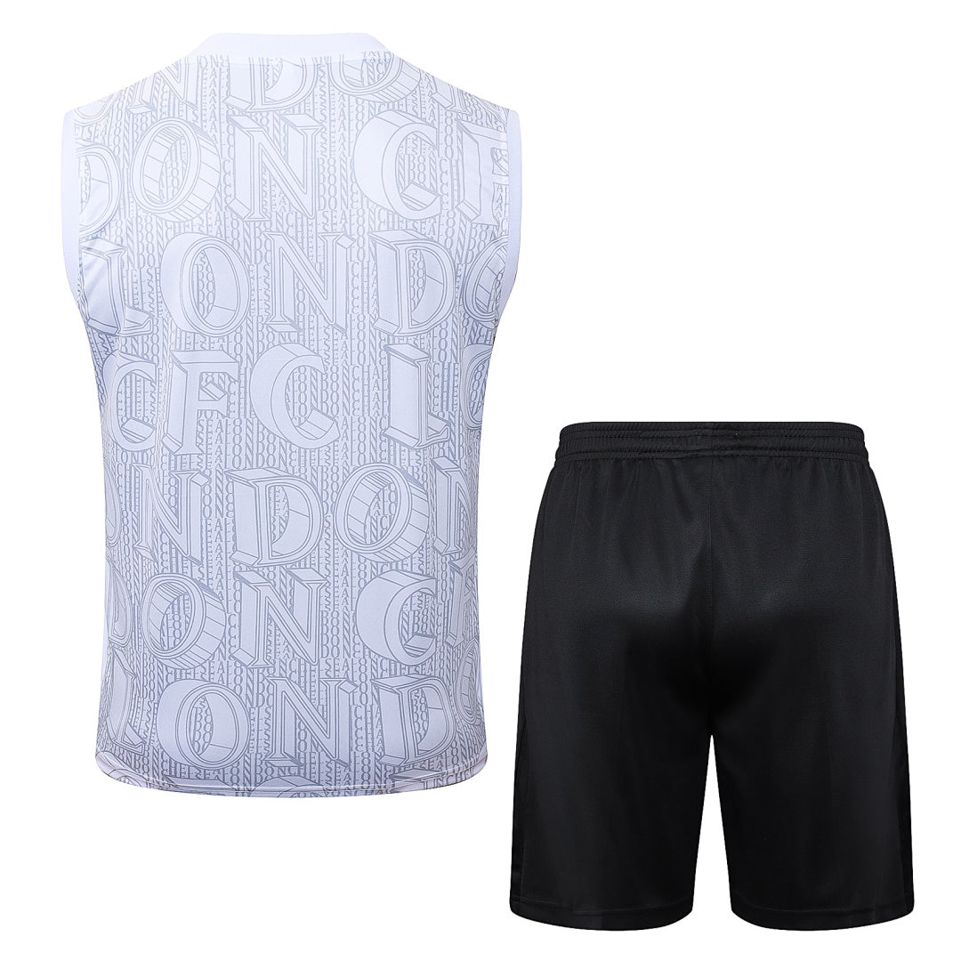 Kit Football Chelsea Ensemble Training Sans Manches 2025/26