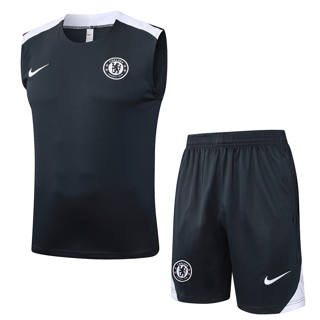 Kit Football Chelsea Ensemble Training Sans Manches 2025/26