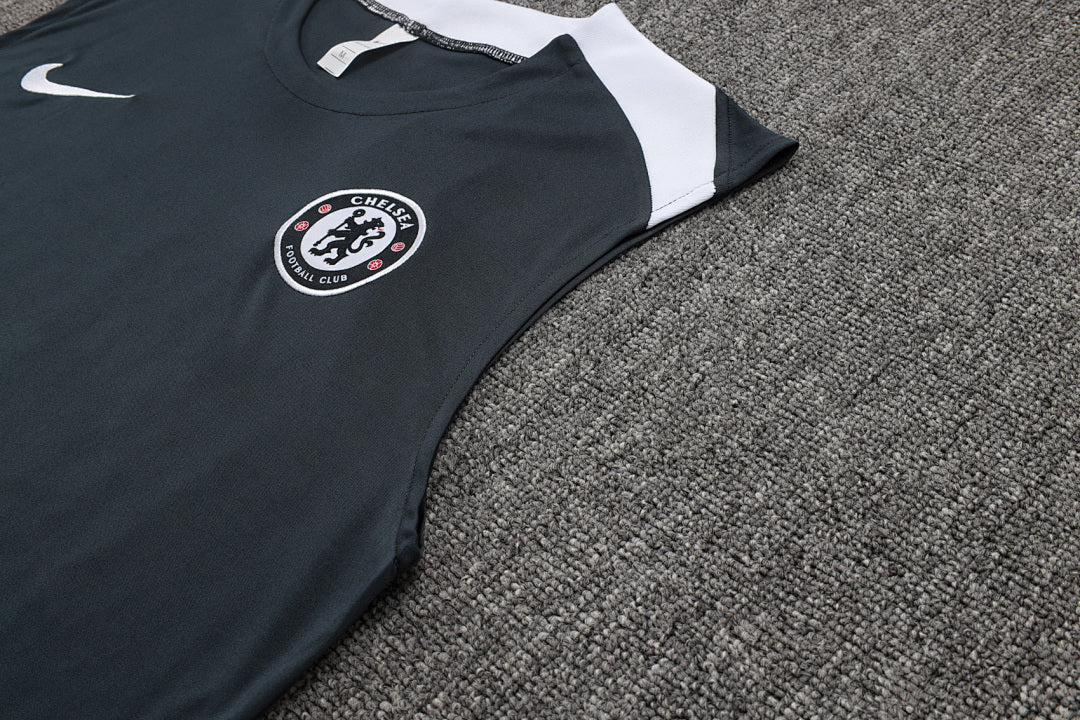 Kit Football Chelsea Ensemble Training Sans Manches 2025/26