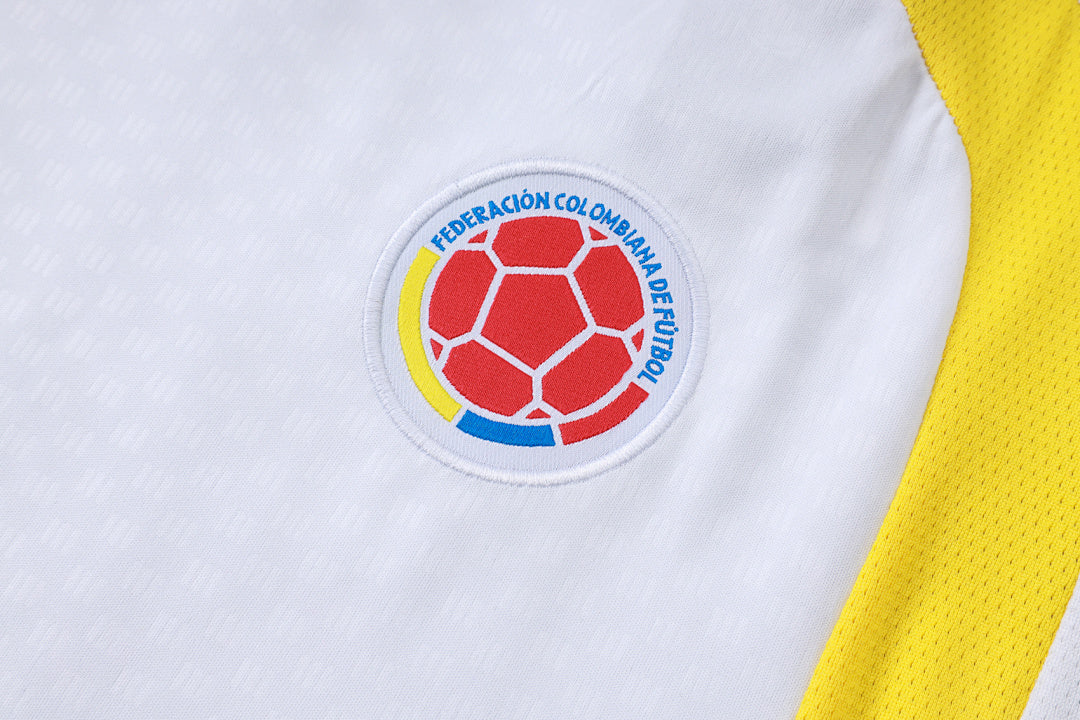 Kit Football Colombie Ensemble Training Blanc