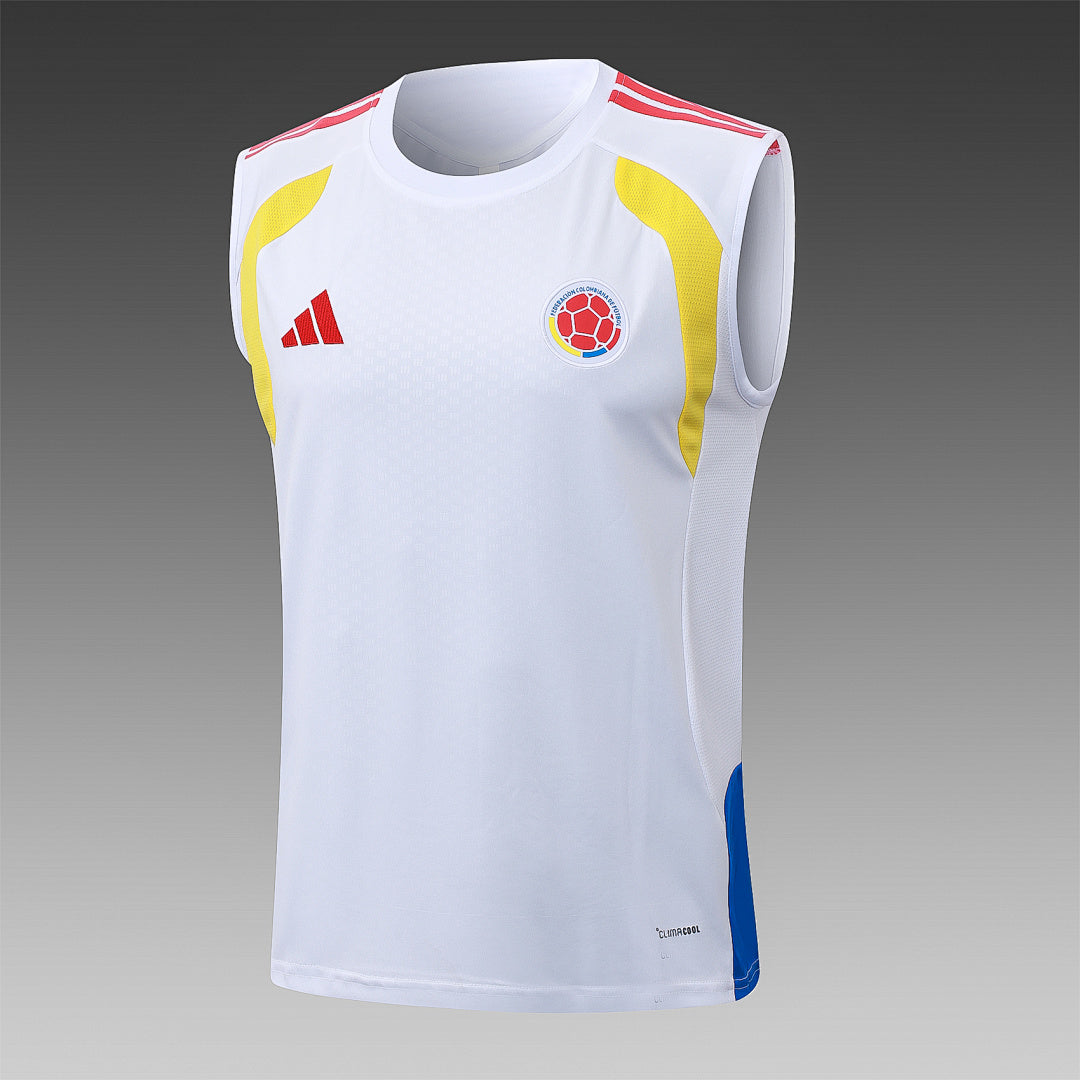 Kit Football Colombie Ensemble Training Blanc