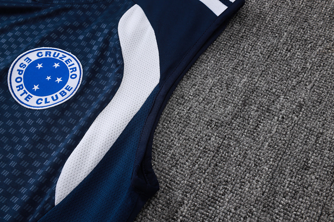 Kit Football Cruzeiro Ensemble Training Sans Manches