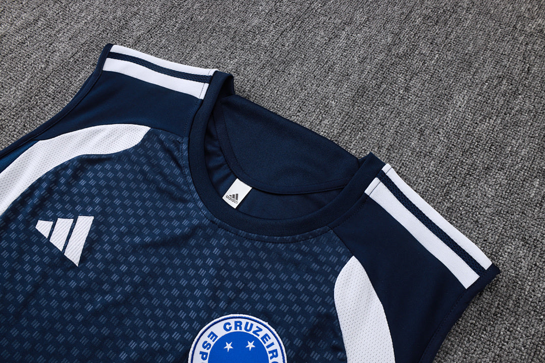 Kit Football Cruzeiro Ensemble Training Sans Manches