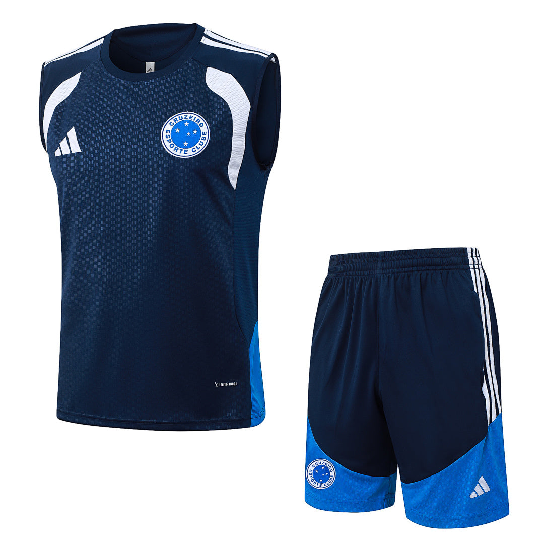 Kit Football Cruzeiro Ensemble Training Sans Manches