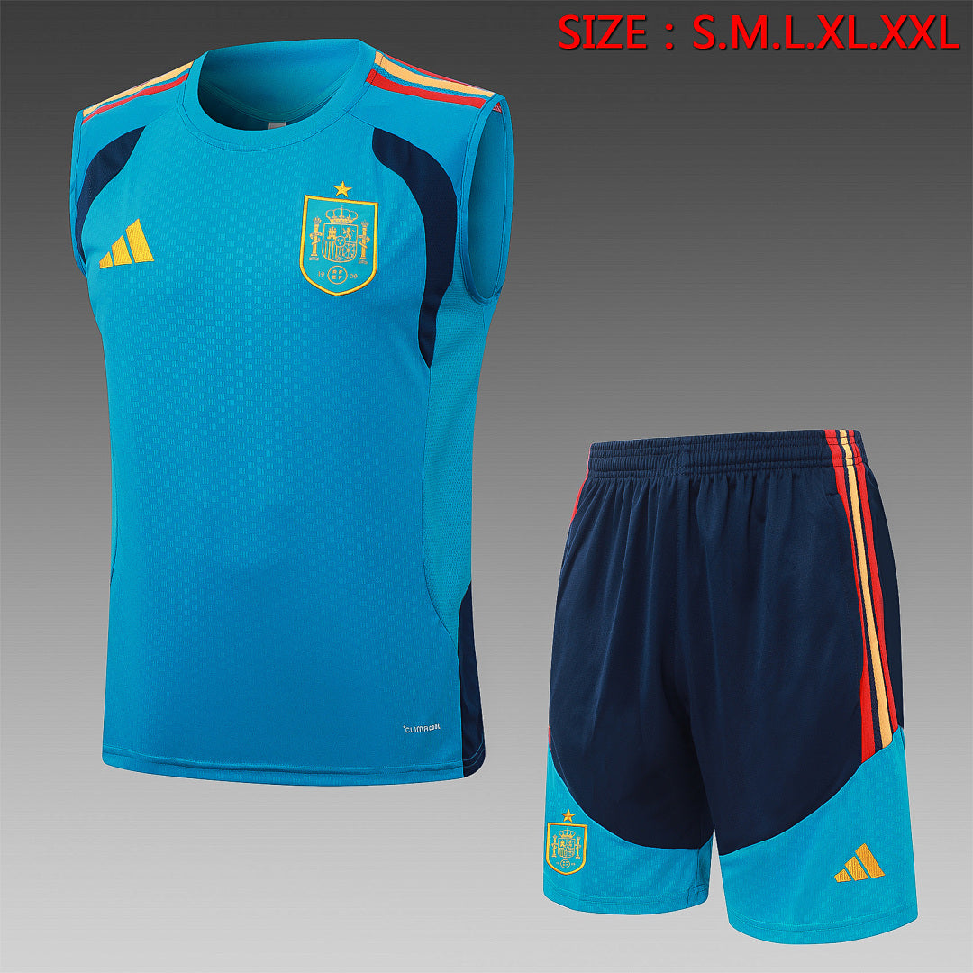Kit Football Espagne Ensemble Training Sans Manches 2026/27