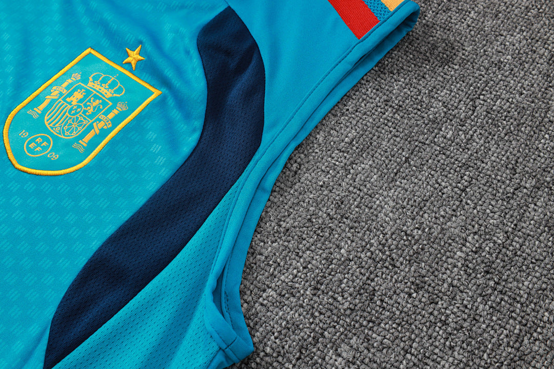 Kit Football Espagne Ensemble Training Sans Manches 2026/27