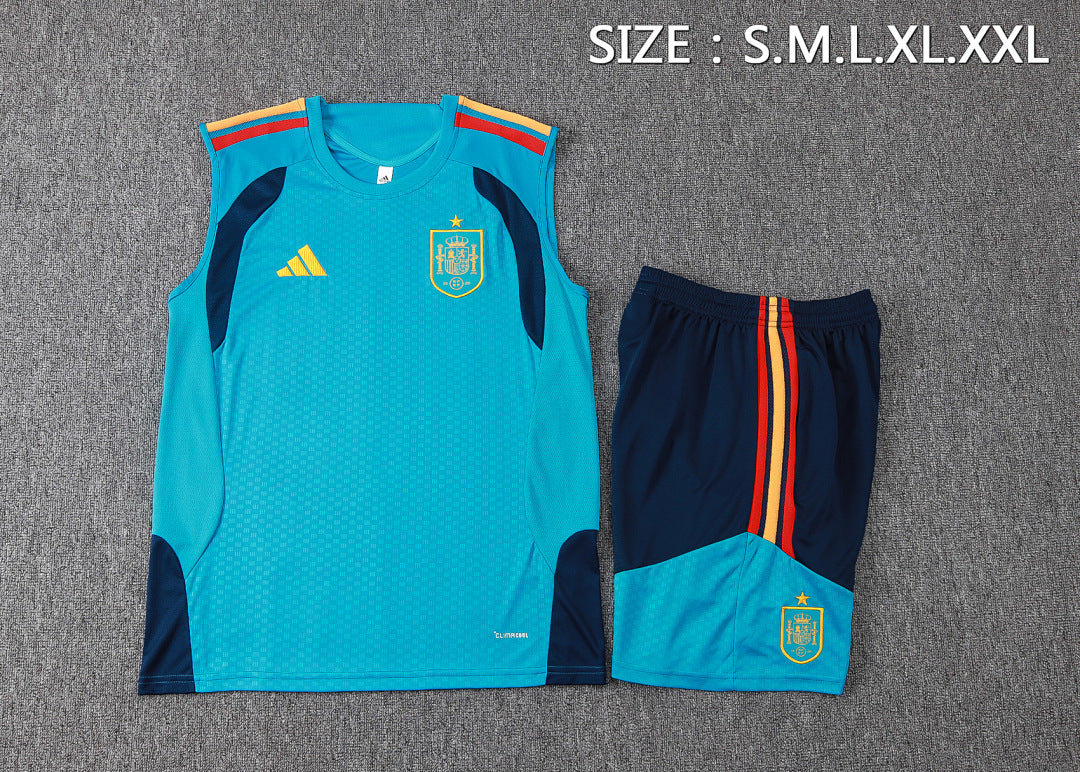 Kit Football Espagne Ensemble Training Sans Manches 2026/27