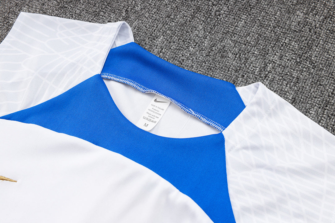 Kit Football France Ensemble Training Débardeur Blanc 2023/24