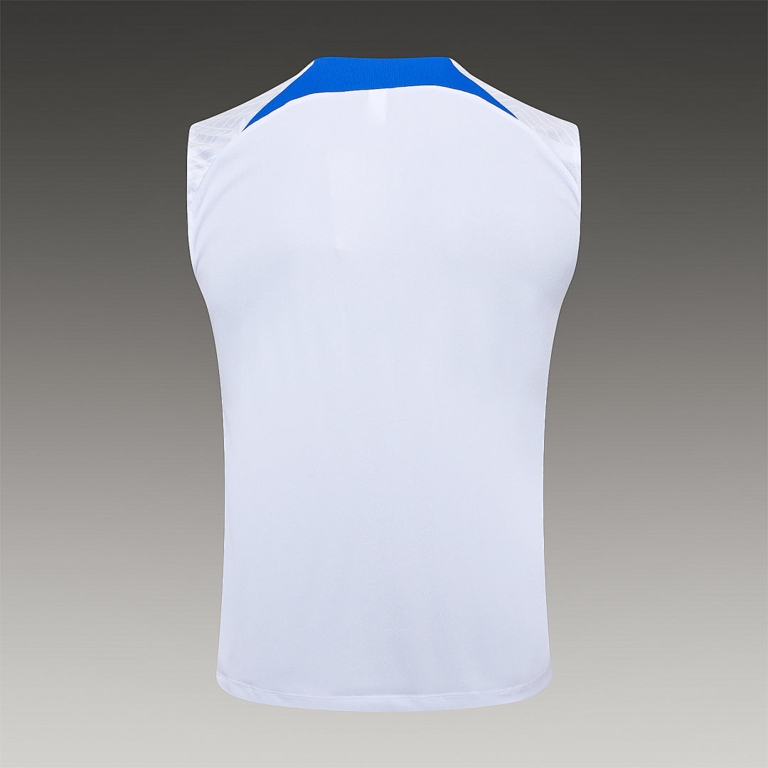 Kit Football France Ensemble Training Débardeur Blanc 2023/24