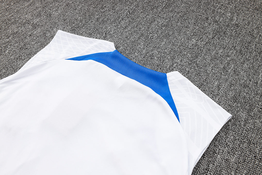 Kit Football France Ensemble Training Débardeur Blanc 2023/24