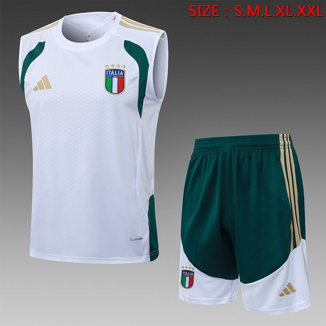 Kit Football Italie Ensemble Training Blanc