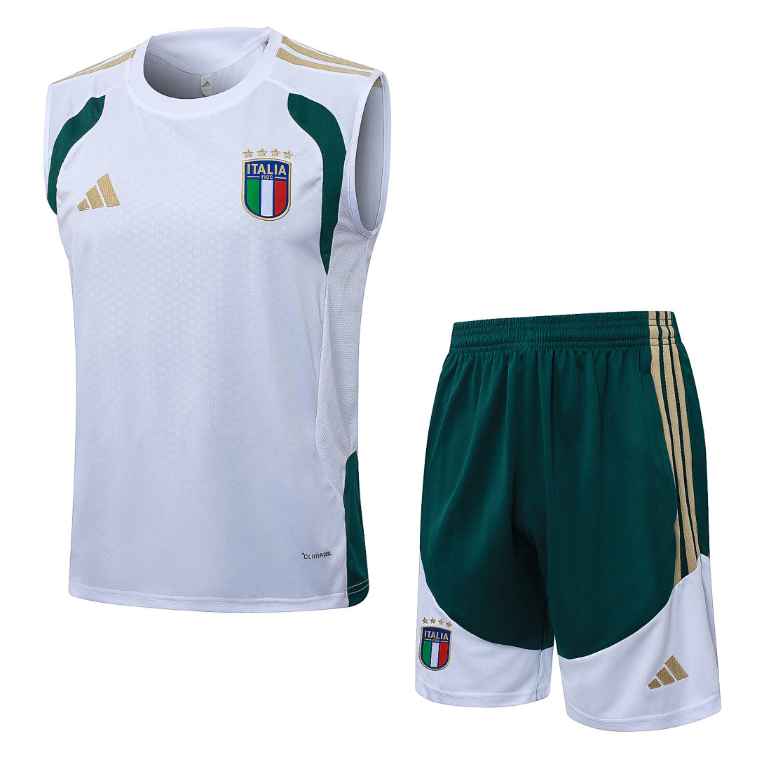 Kit Football Italie Ensemble Training Blanc
