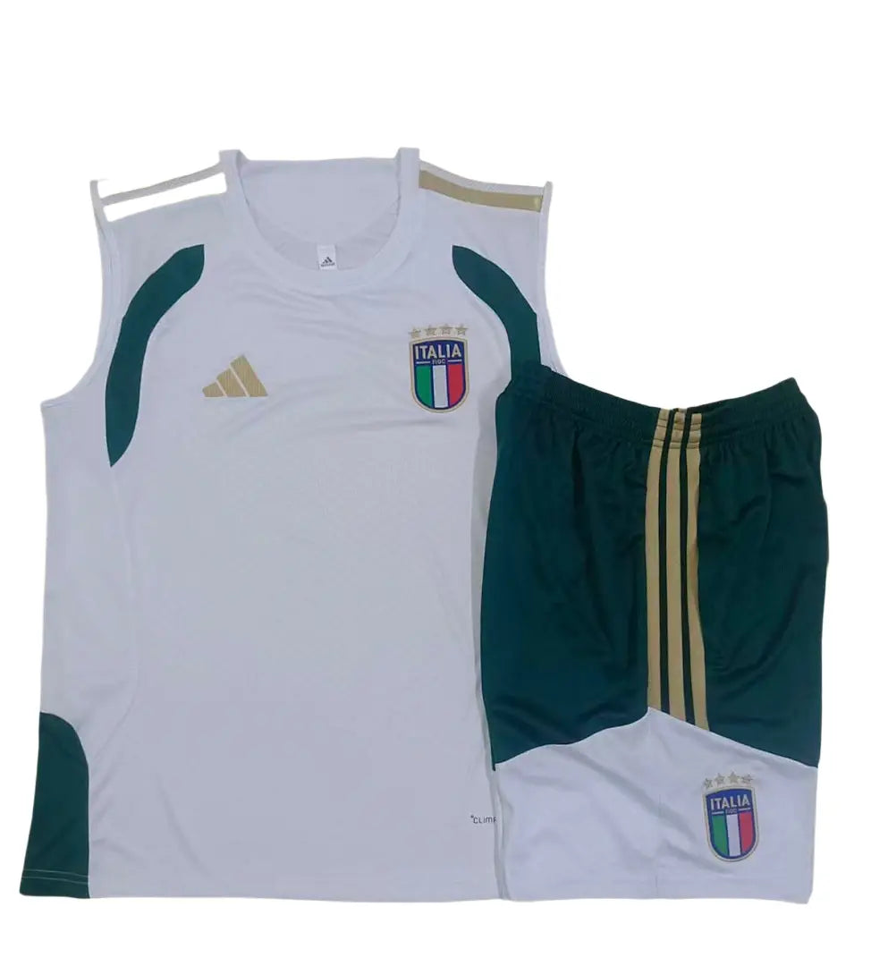 Kit Football Italie Ensemble Training Blanc