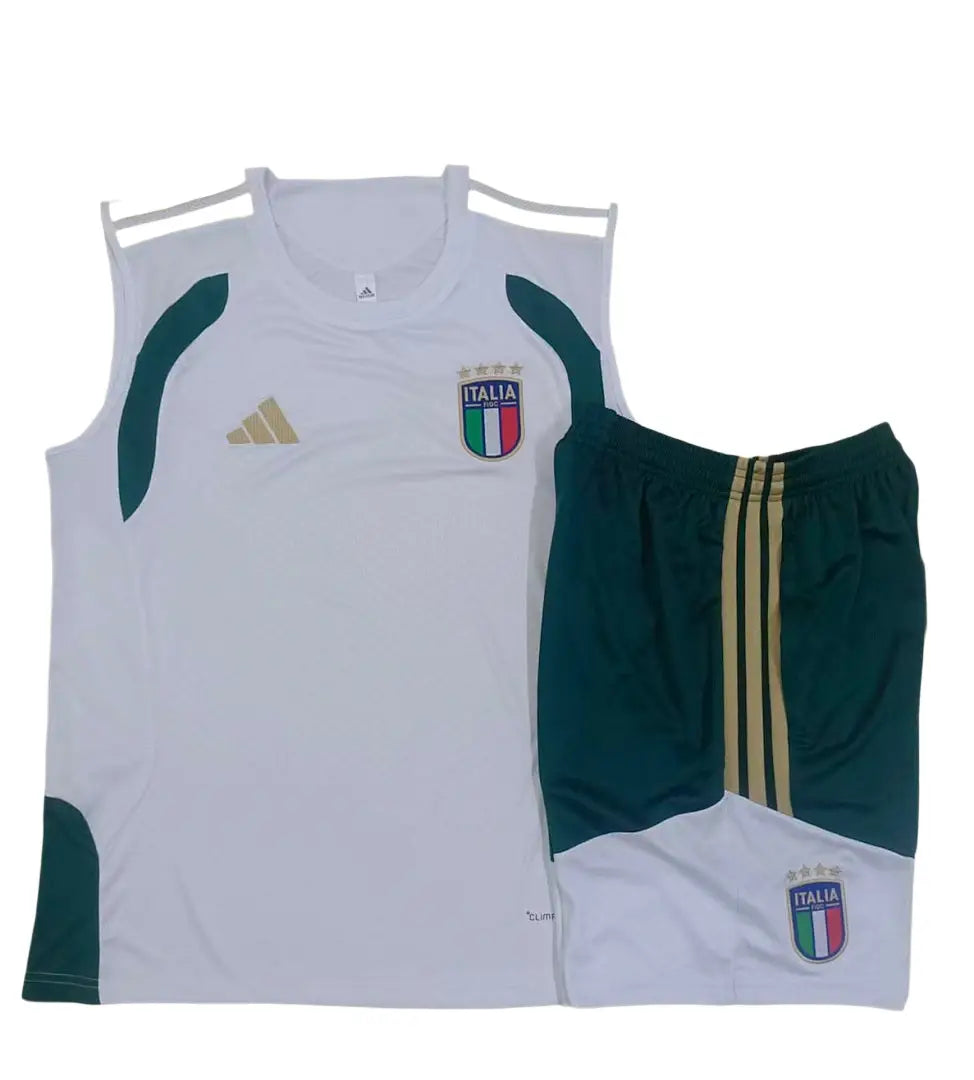 Kit Football Italie Ensemble Training Blanc