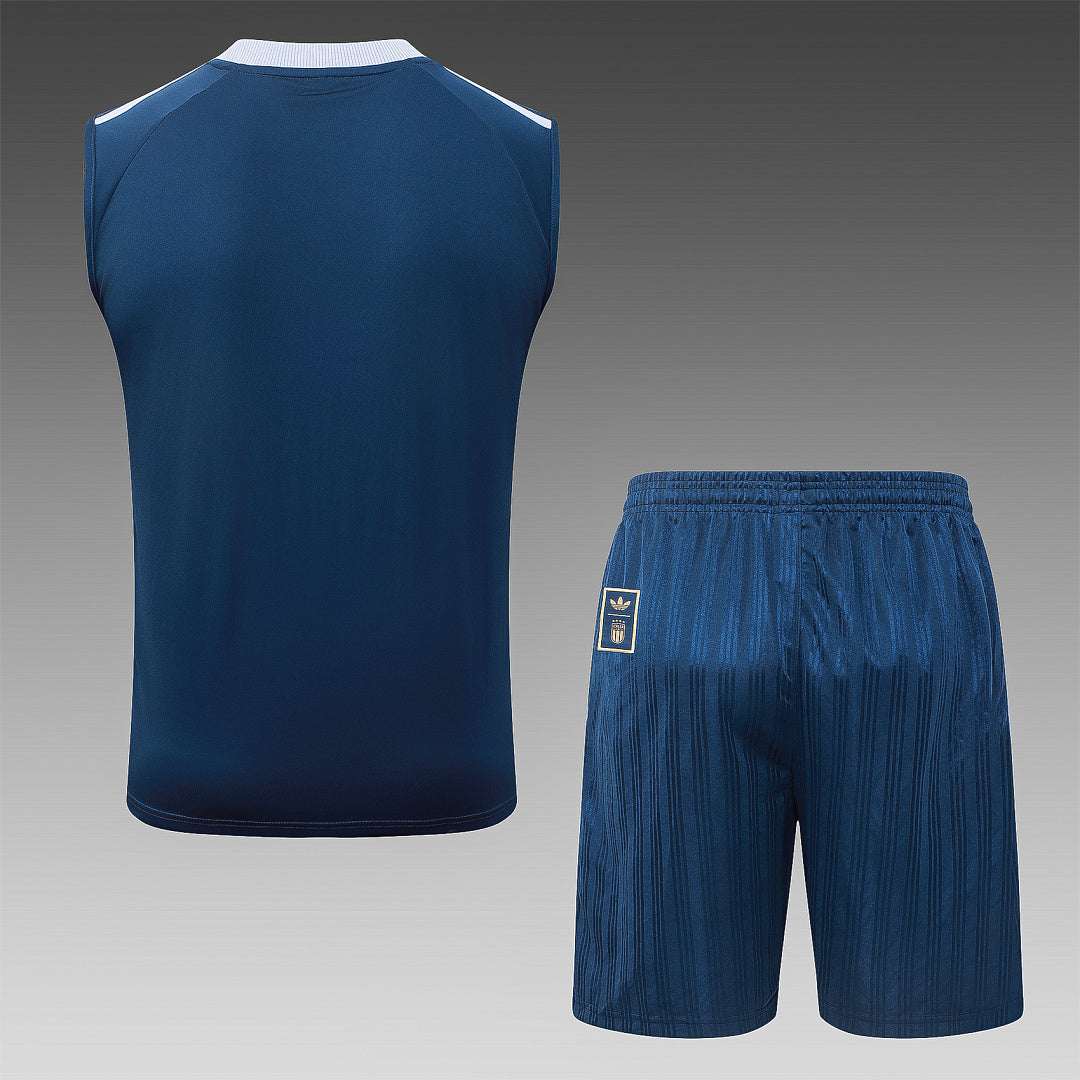 Kit Football Italie Ensemble Training Sans Manches 2026/27