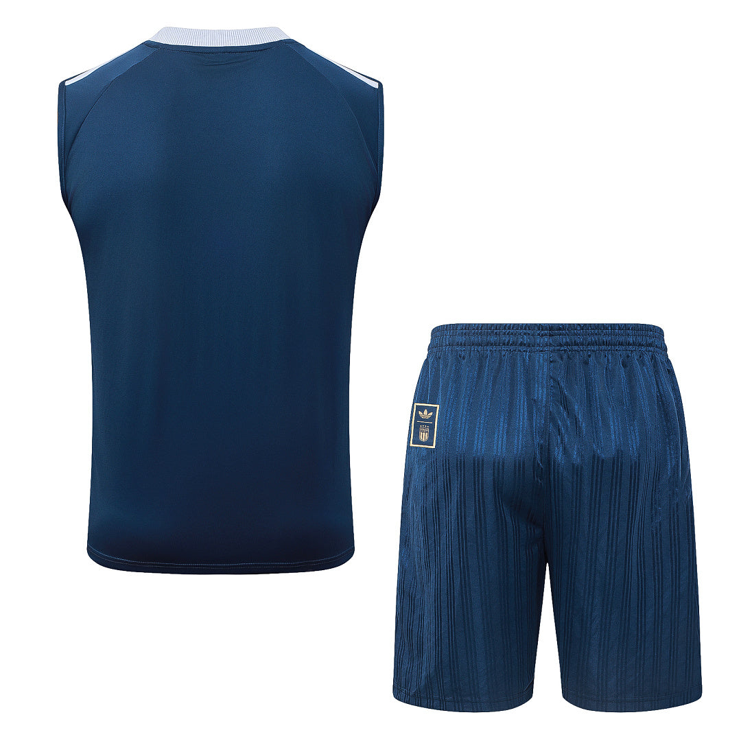 Kit Football Italie Ensemble Training Sans Manches 2026/27