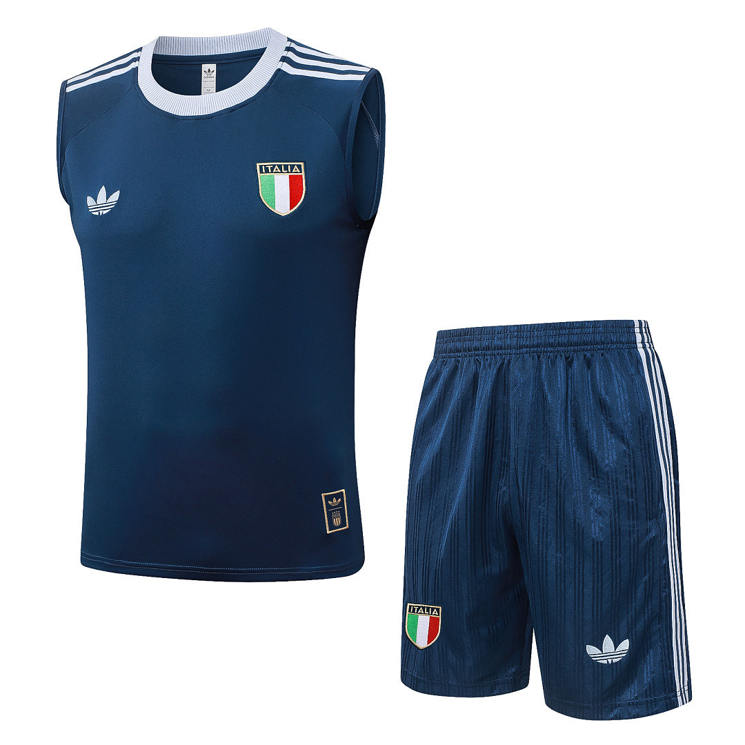 Kit Football Italie Ensemble Training Sans Manches 2026/27
