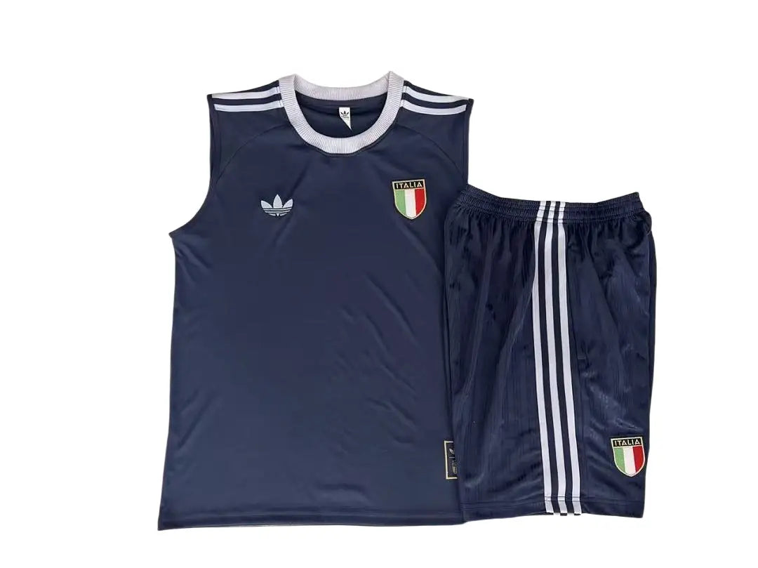 Kit Football Italie Ensemble Training Sans Manches 2026/27