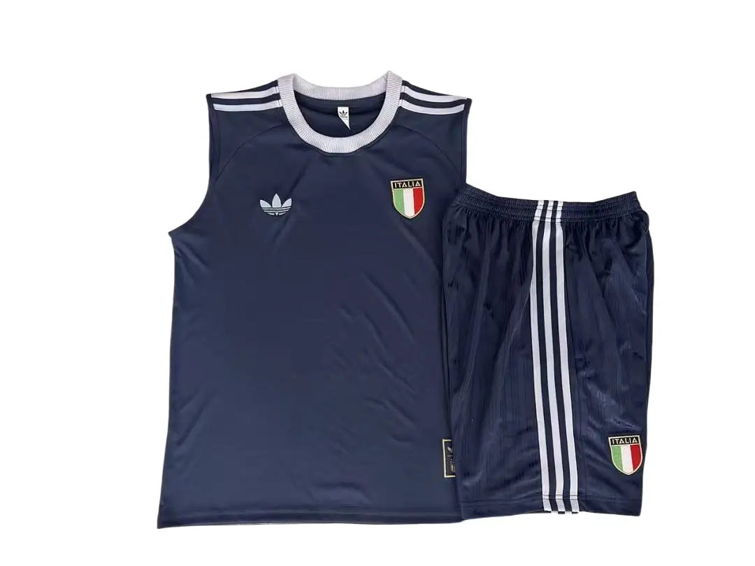 Kit Football Italie Ensemble Training Sans Manches 2026/27