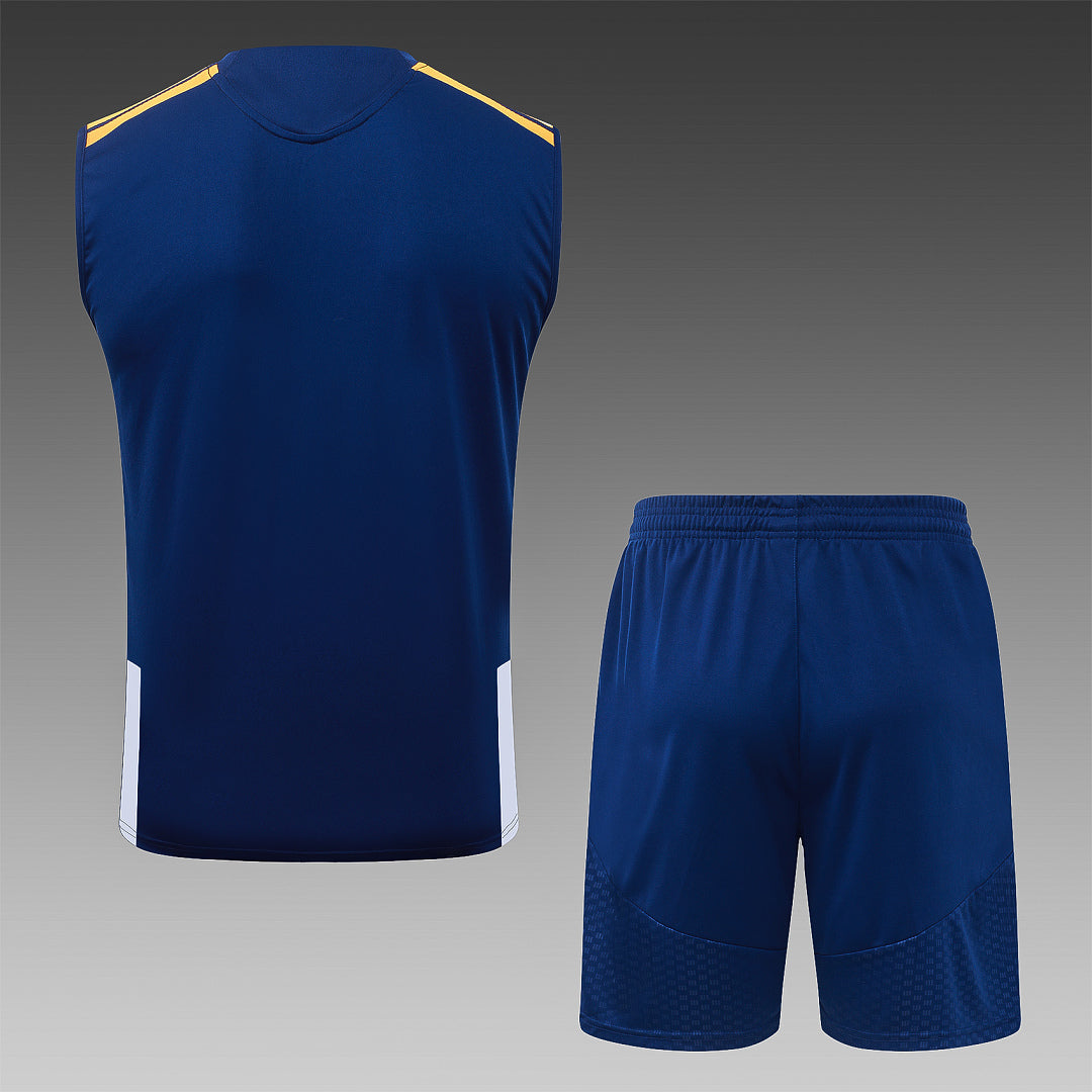 Kit Football Madrid Ensemble Training Bleu Roi