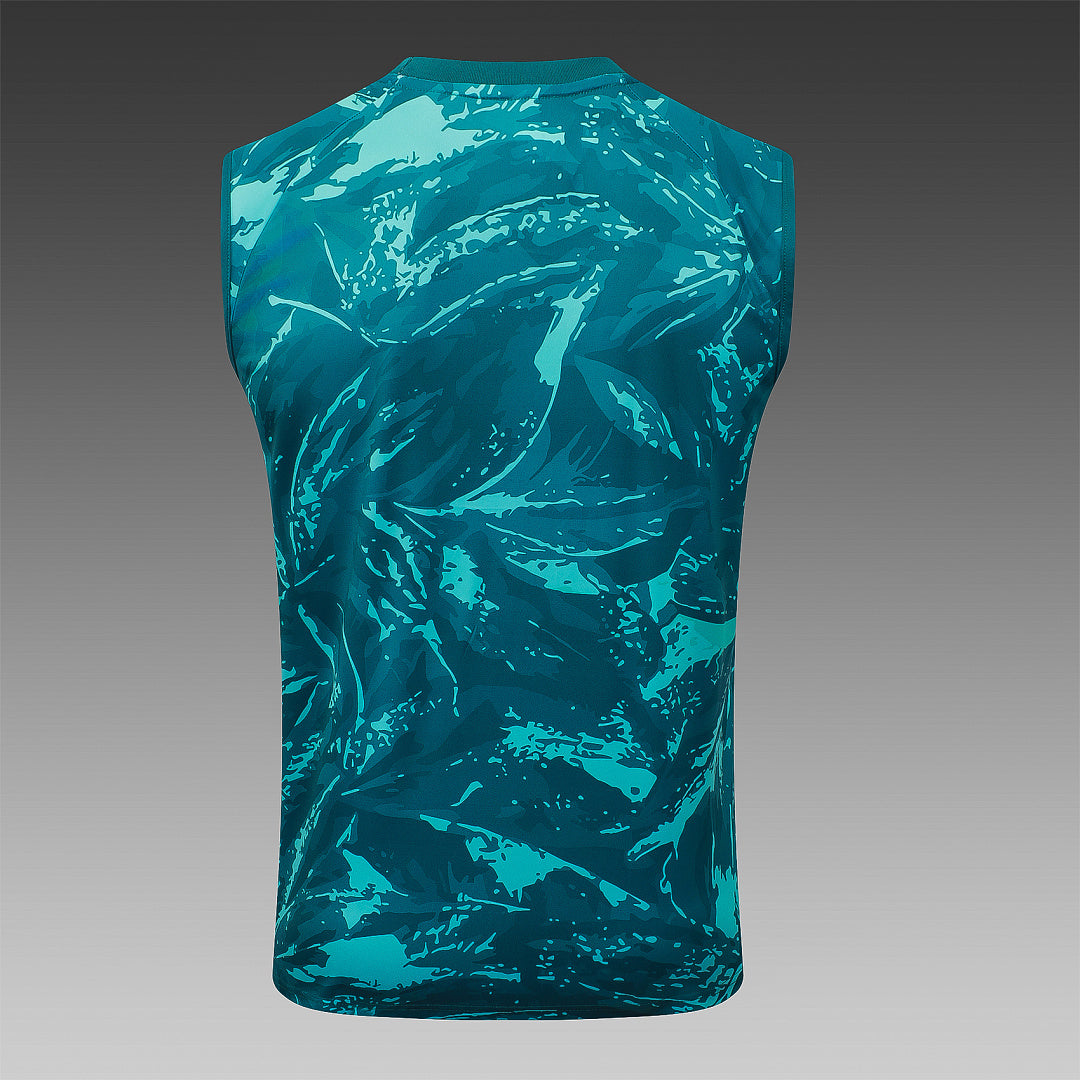 Kit Football Madrid Ensemble Training Débardeur Vert Foncé 2026/27