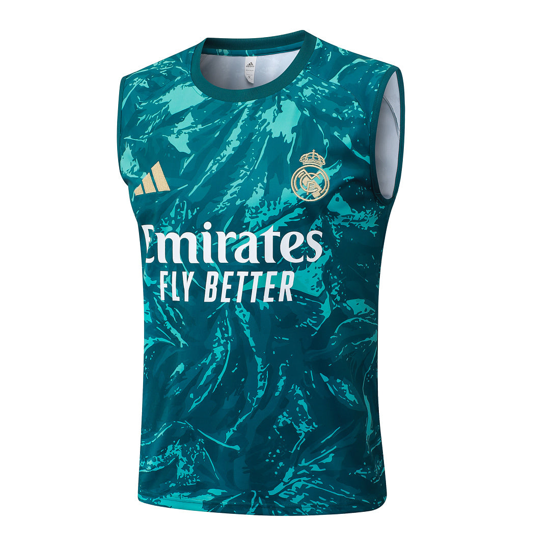 Kit Football Madrid Ensemble Training Débardeur Vert Foncé 2026/27