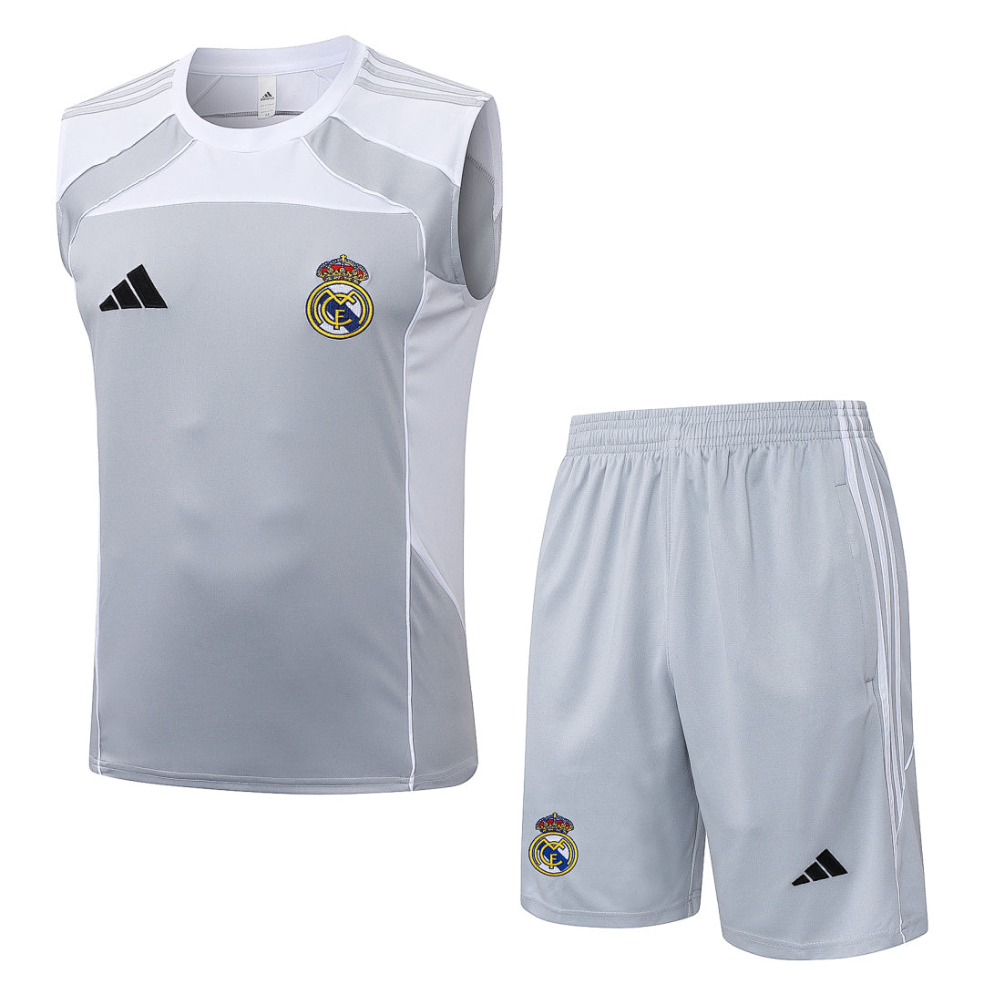 Kit Football Madrid Ensemble Training Sans Manches 2025/26