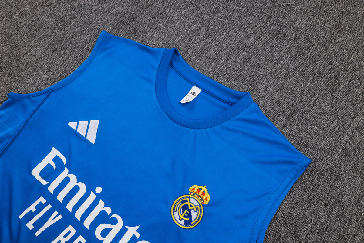 Kit Football Madrid Ensemble Training Sans Manches 2025/26