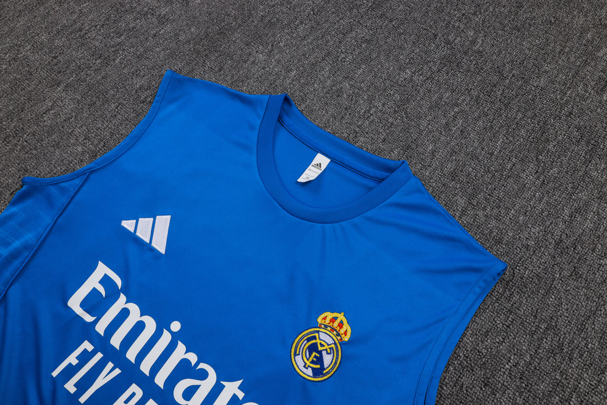 Kit Football Madrid Ensemble Training Sans Manches 2025/26