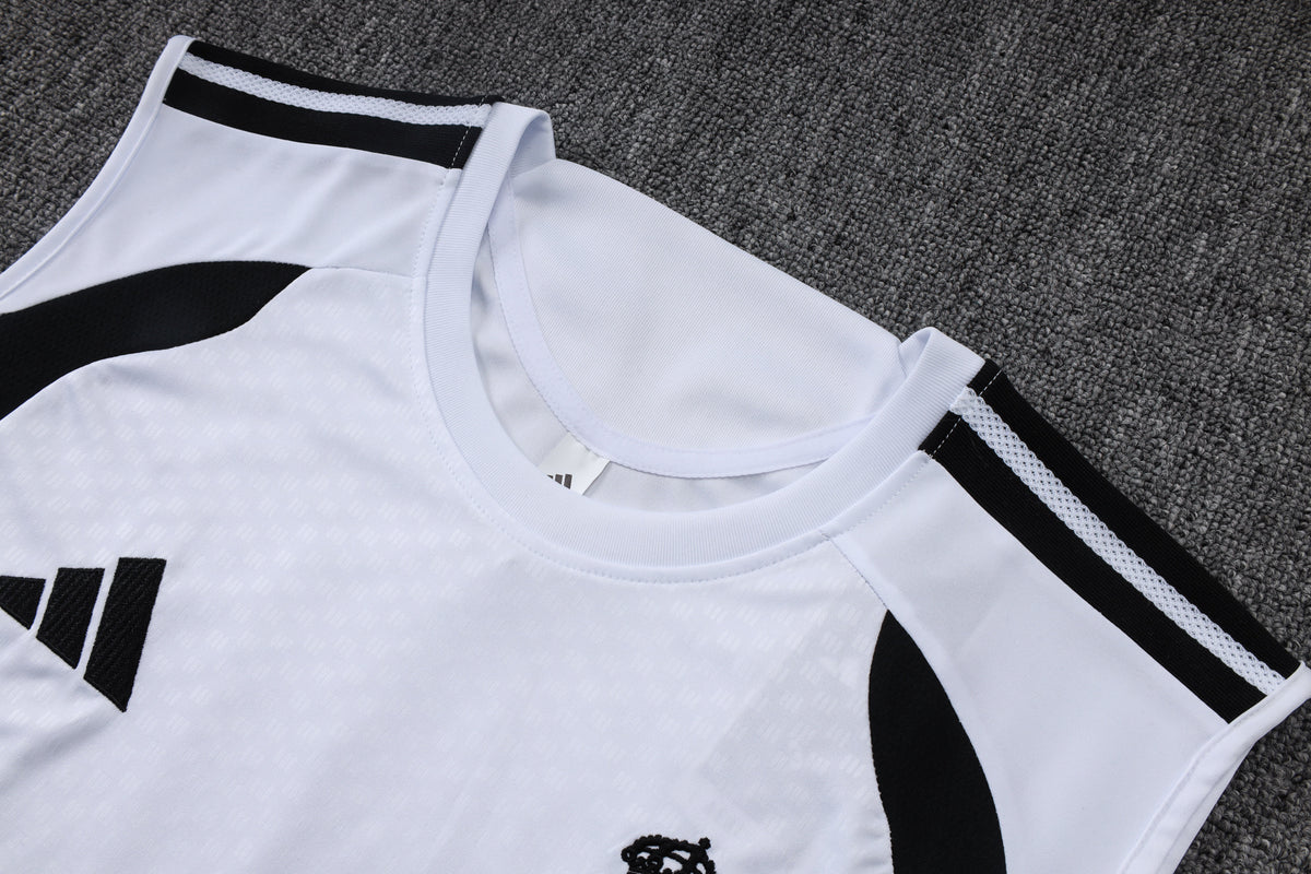 Kit Football Madrid Ensemble Training Sans Manches Blanc 2026/27