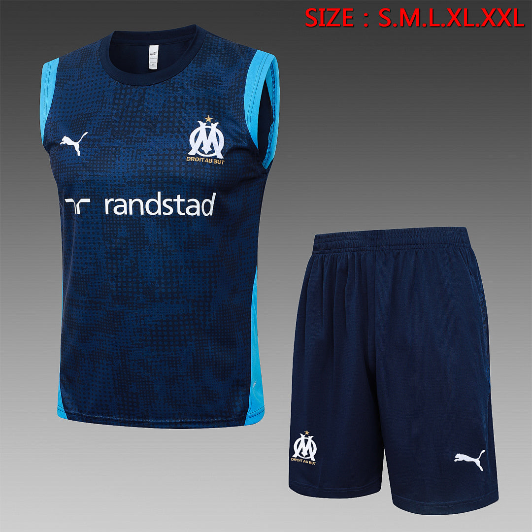 Kit Football Marseille Débardeur Training 2023/24