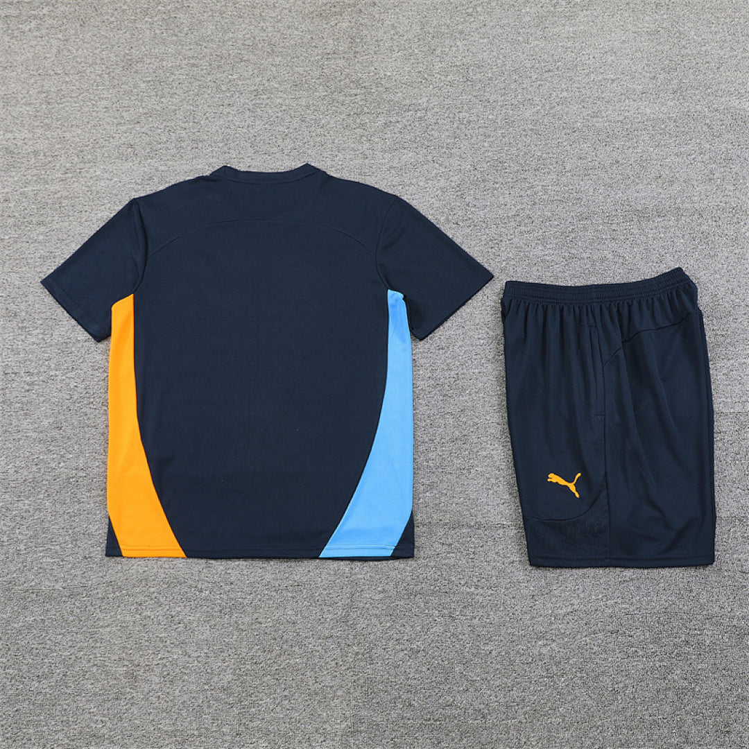 Kit football Marseille ensemble training 2024/25 - Bleu Roi